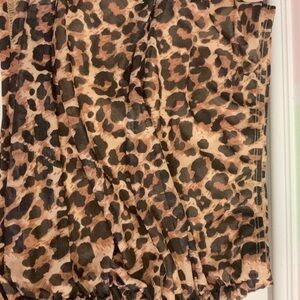 Leopard Print Women's Skirt